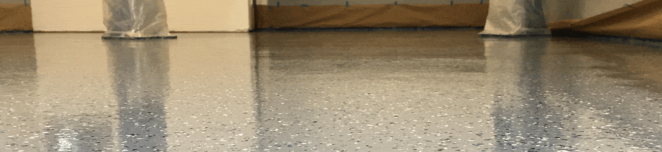 Dudley’s All Weather Floors Polyurea Garage Floor Coating Project with Lift