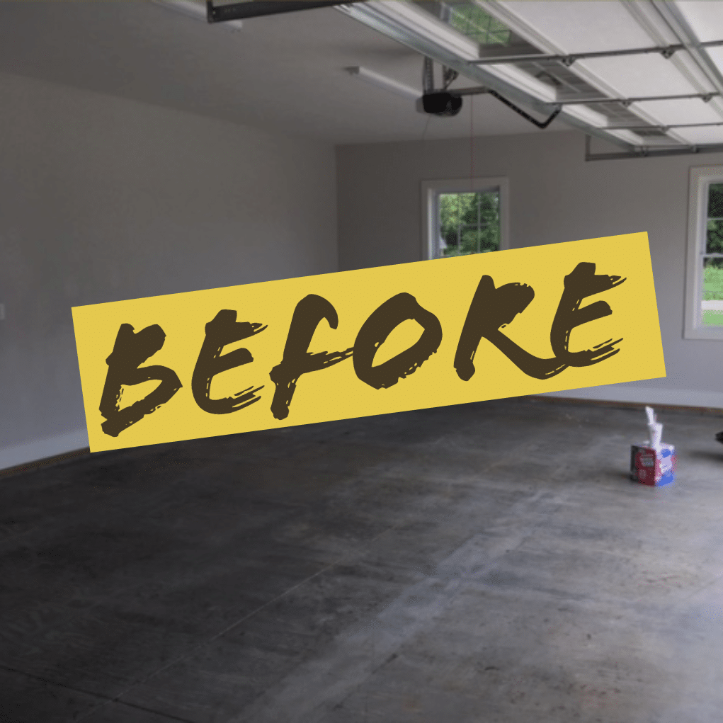 Before TrueLock Diamond Plate tiles